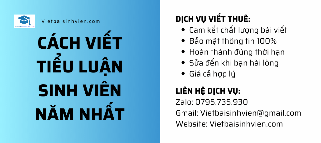 Cách viết tiểu luận cho sinh viên năm nhất