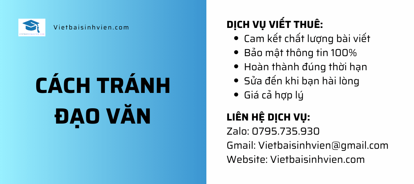 Cách tránh đạo văn