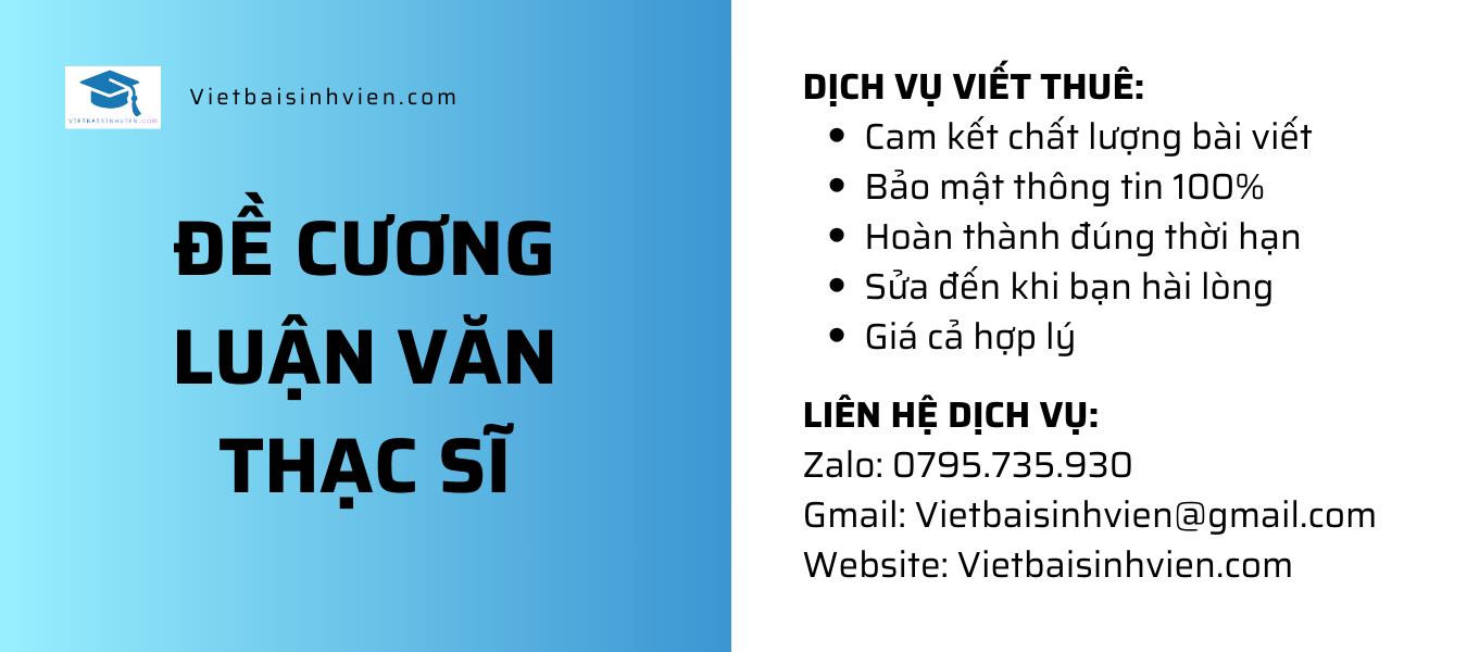 Đề cương luận văn