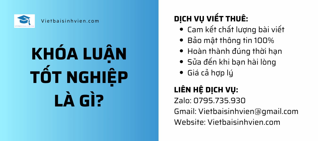 Khóa luận tốt nghiệp là gì